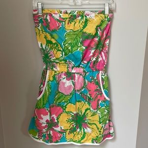 Lilly Pulitzer Lucy romper style #91446 Big Flirt size S VGUC